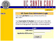 UCSC Admissions Page