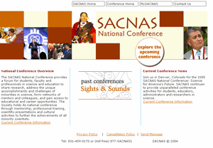 SACNAS page